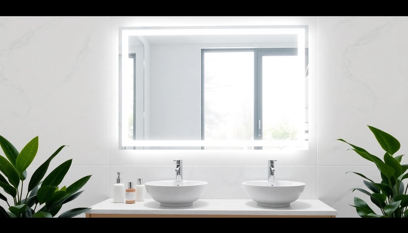 Illuminate your led mirror bathroom with stylish design and modern features.