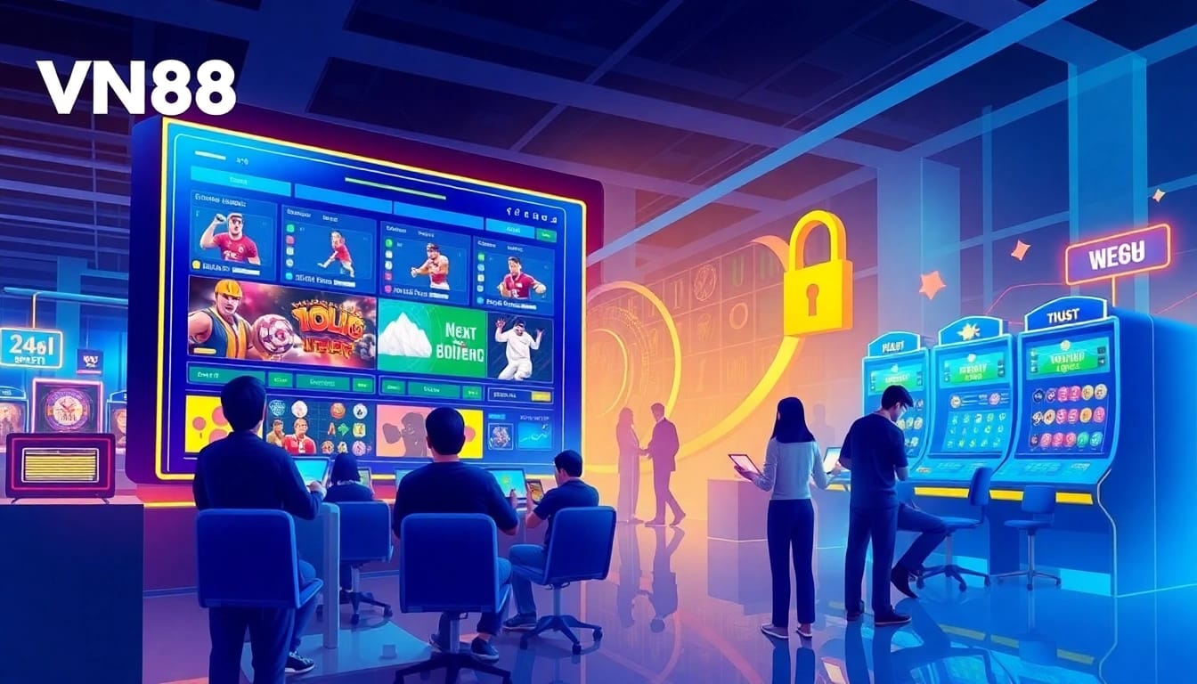 VN88 online betting platform showcasing diverse gaming options and secure transactions.