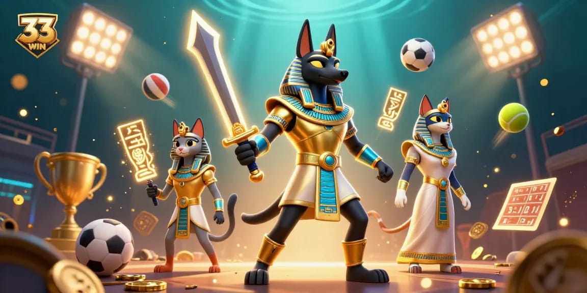 Engage in exciting gameplay at 33WIN with vibrant sports motifs and captivating characters.
