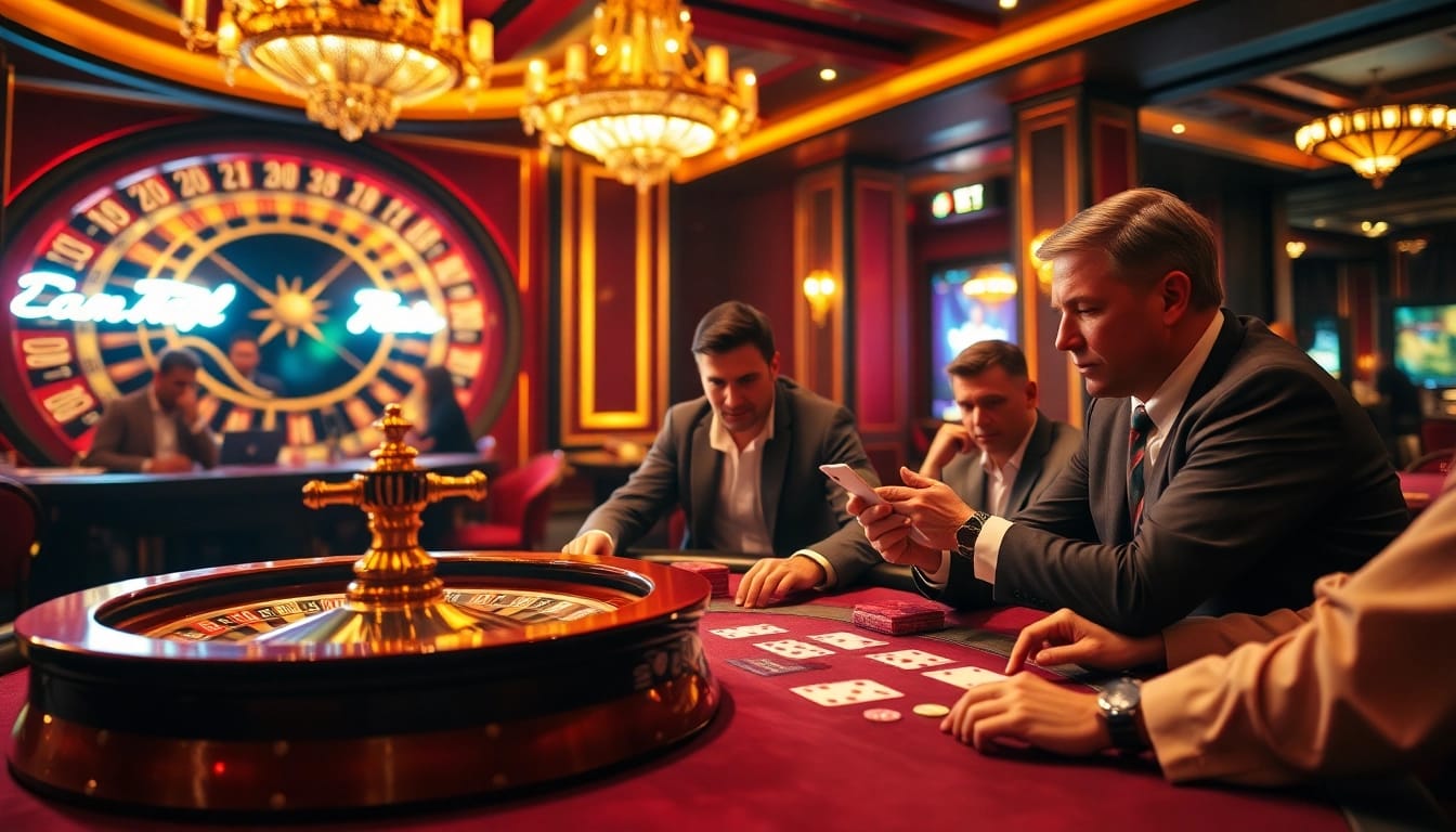 Chotruyen enhances the thrill of gaming with vibrant casino visuals featuring poker and roulette.