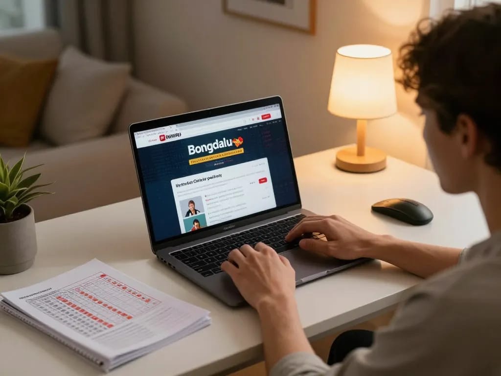 Bongdalu user analyzing bets while enjoying online gaming experience at home.