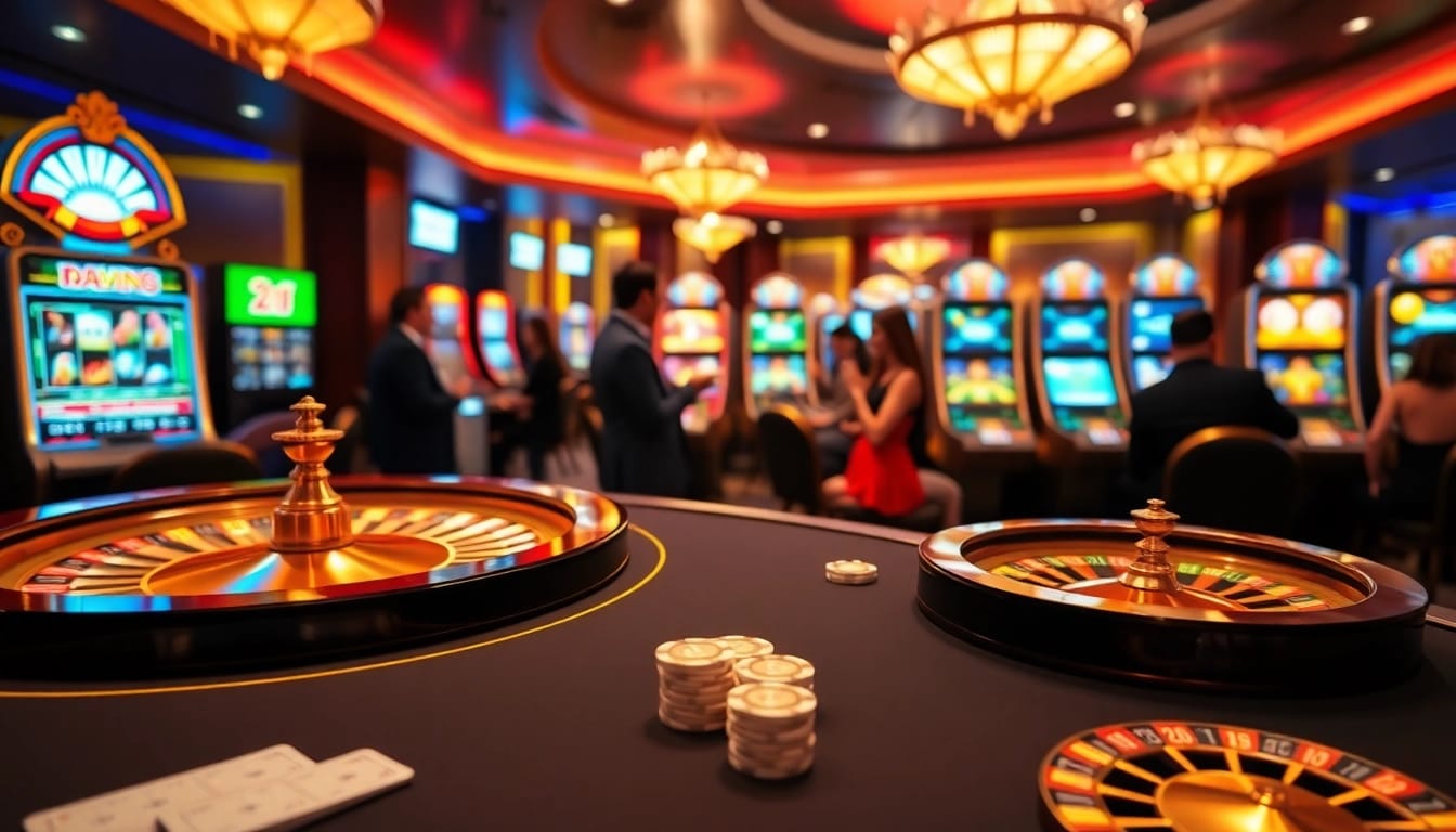 Experience the thrill of winning at 69vn's vibrant casino tables and exciting slot machines.