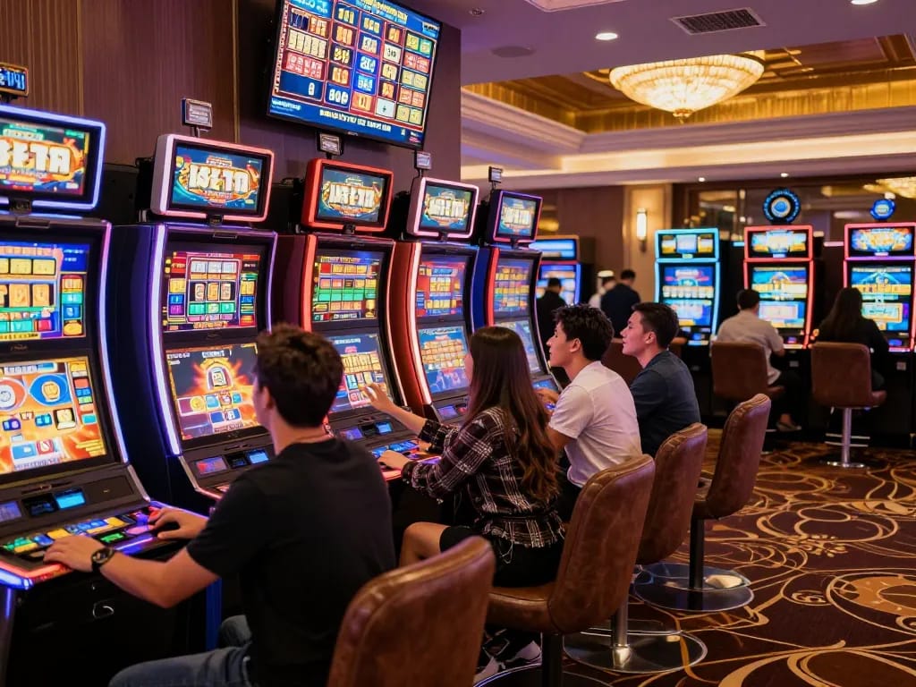 Engaging gaming scene at Hitclub, showcasing excitement while tải hit club for top rewards and games.