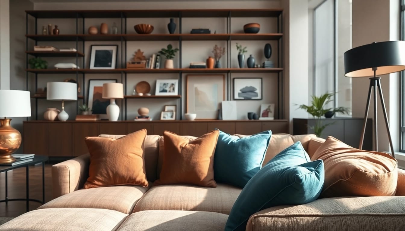 Explore unique furniture accessories from a top Furniture Accessories Supplier in a beautifully styled living room setting.