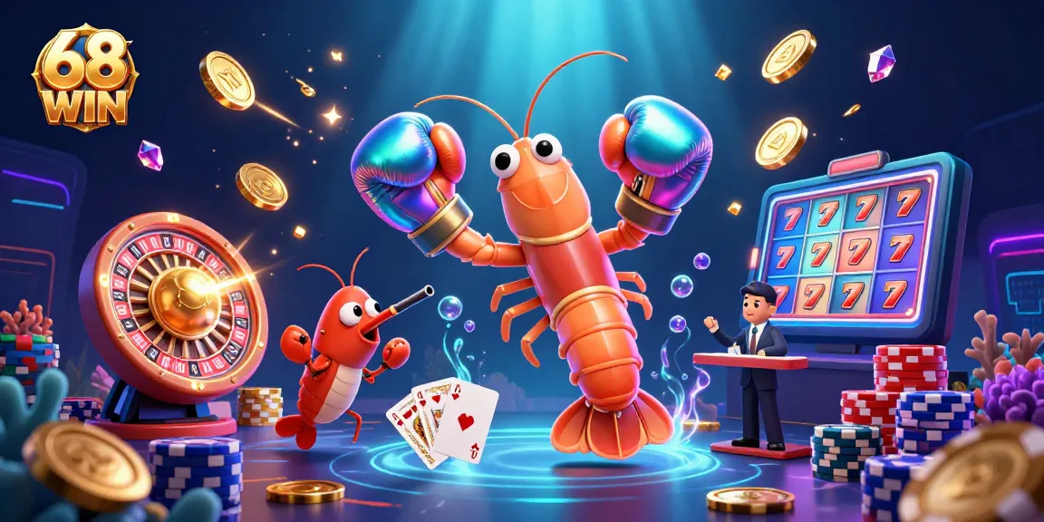 Experience thrilling gameplay at 68 WIN with dynamic casino action featuring unique marine characters.