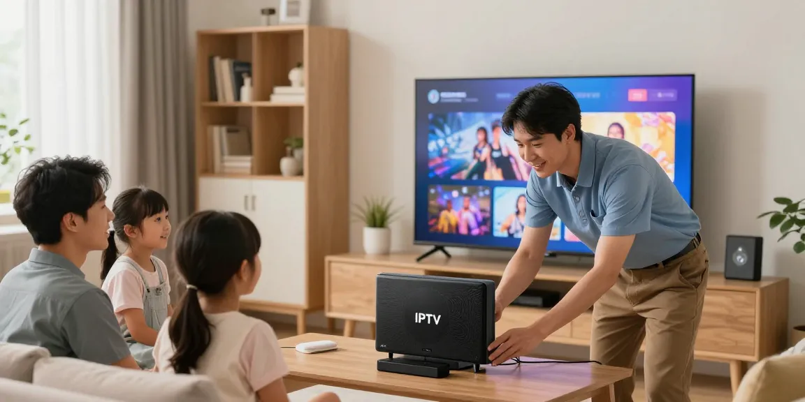 Trusted IPTV Service provider configuring HD entertainment for a nearby community.