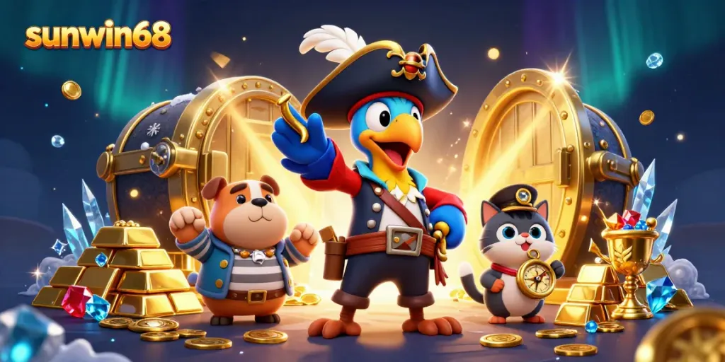 Experience thrilling games with sunwin68 in this vibrant 3D casino adventure!