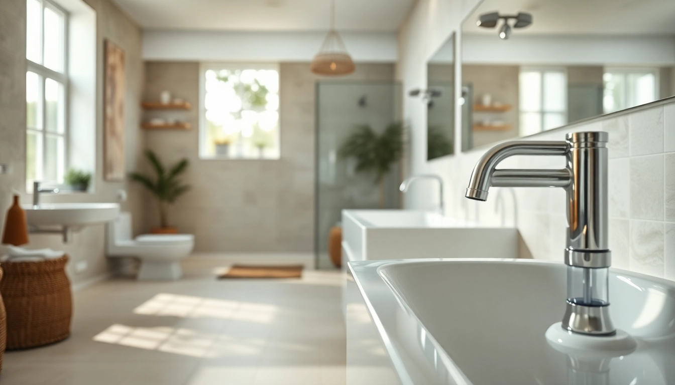 Optimierung und Installation von sonni sanitär Produkten in einem modernen Badezimmer.