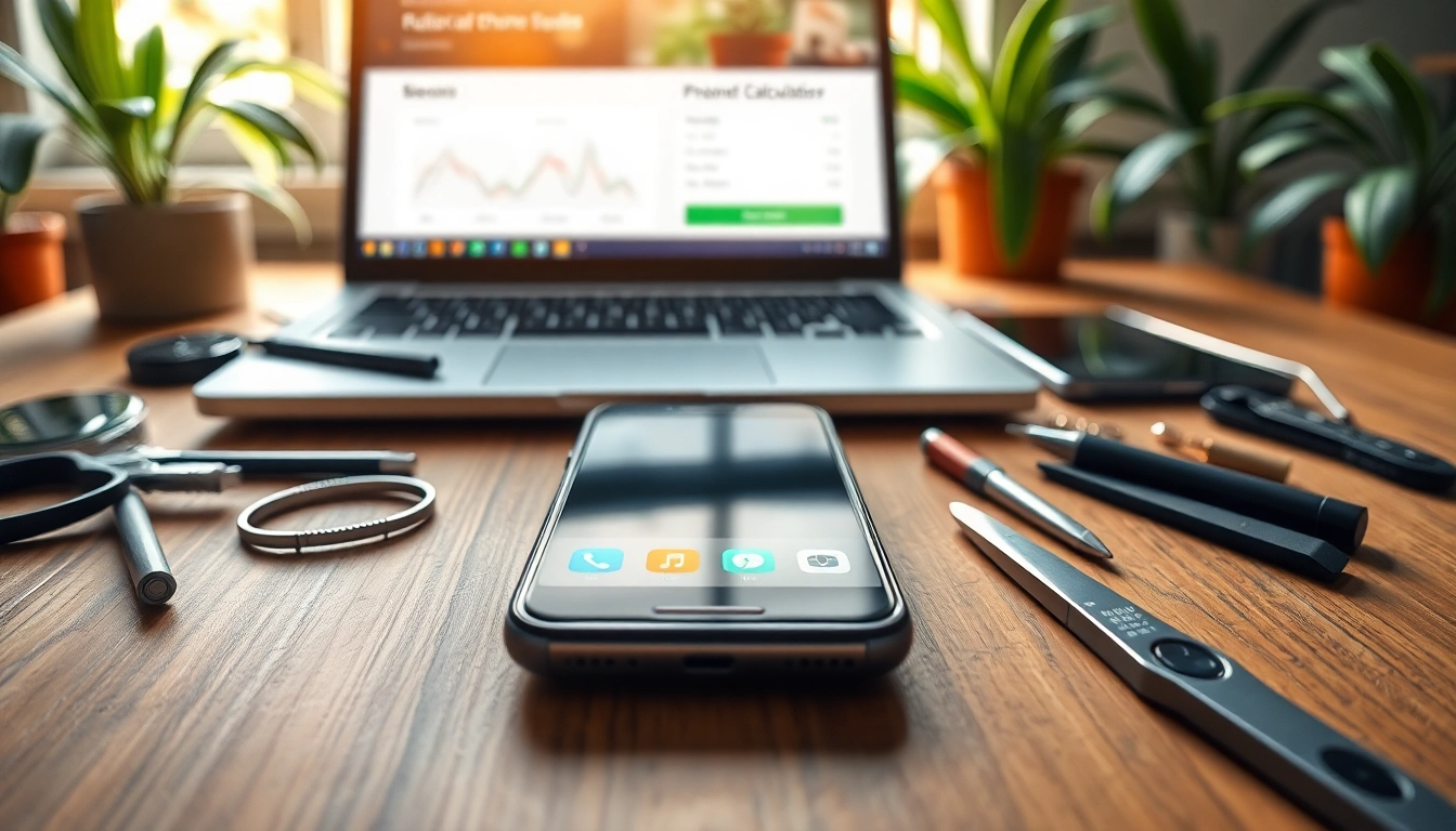 Sell My Old Phone during a professional recycling process on a stylish workbench.