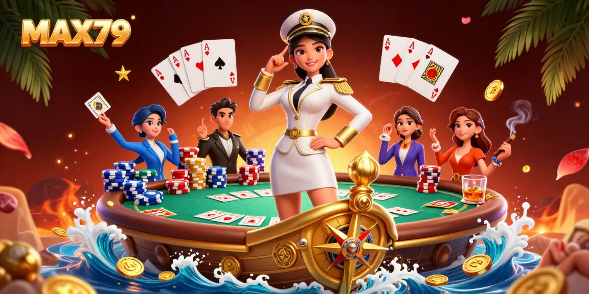 MAX79 creates thrilling poker action with elegant characters and dynamic casino elements.