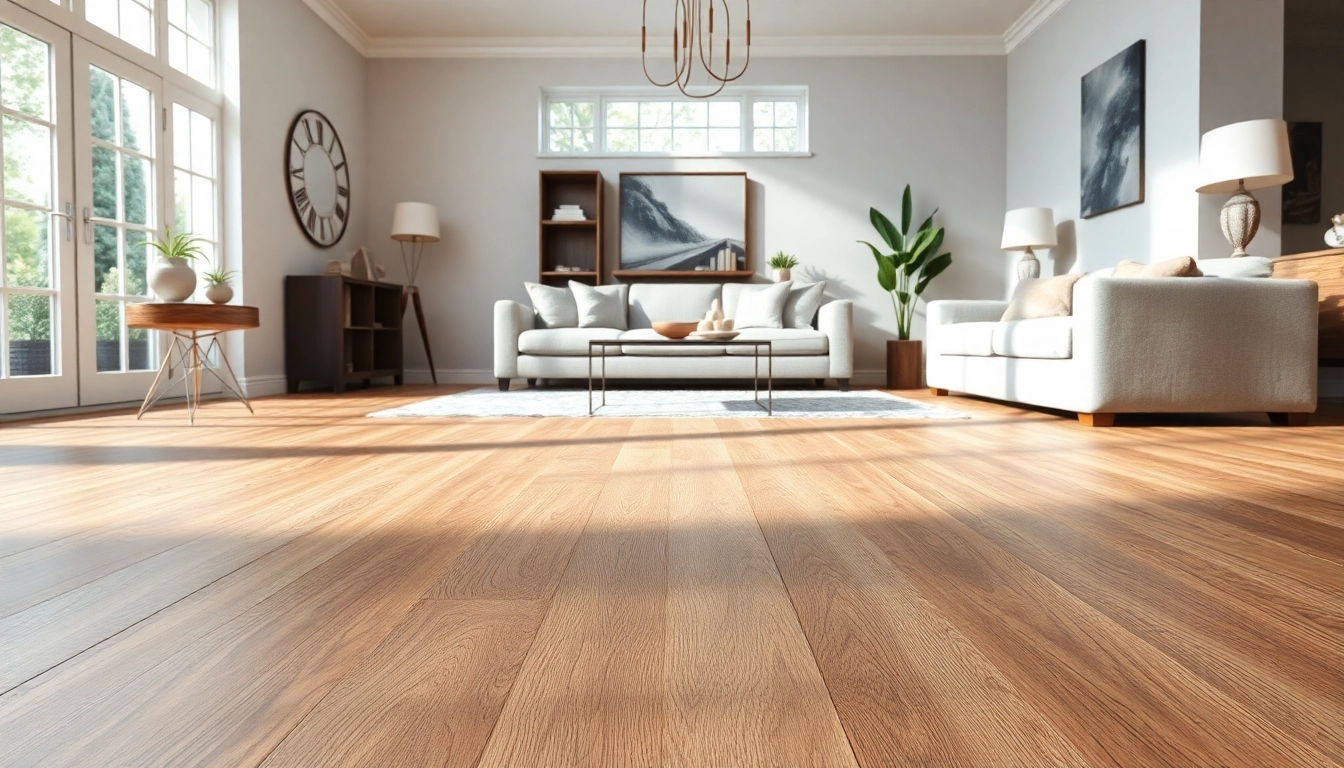 Transform your space with cheap vinyl flooring showcased in a beautifully decorated living room.
