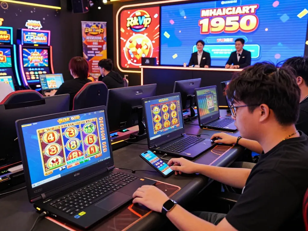 Engaging online casino experience at tairikvip with diverse players enjoying thrilling games.