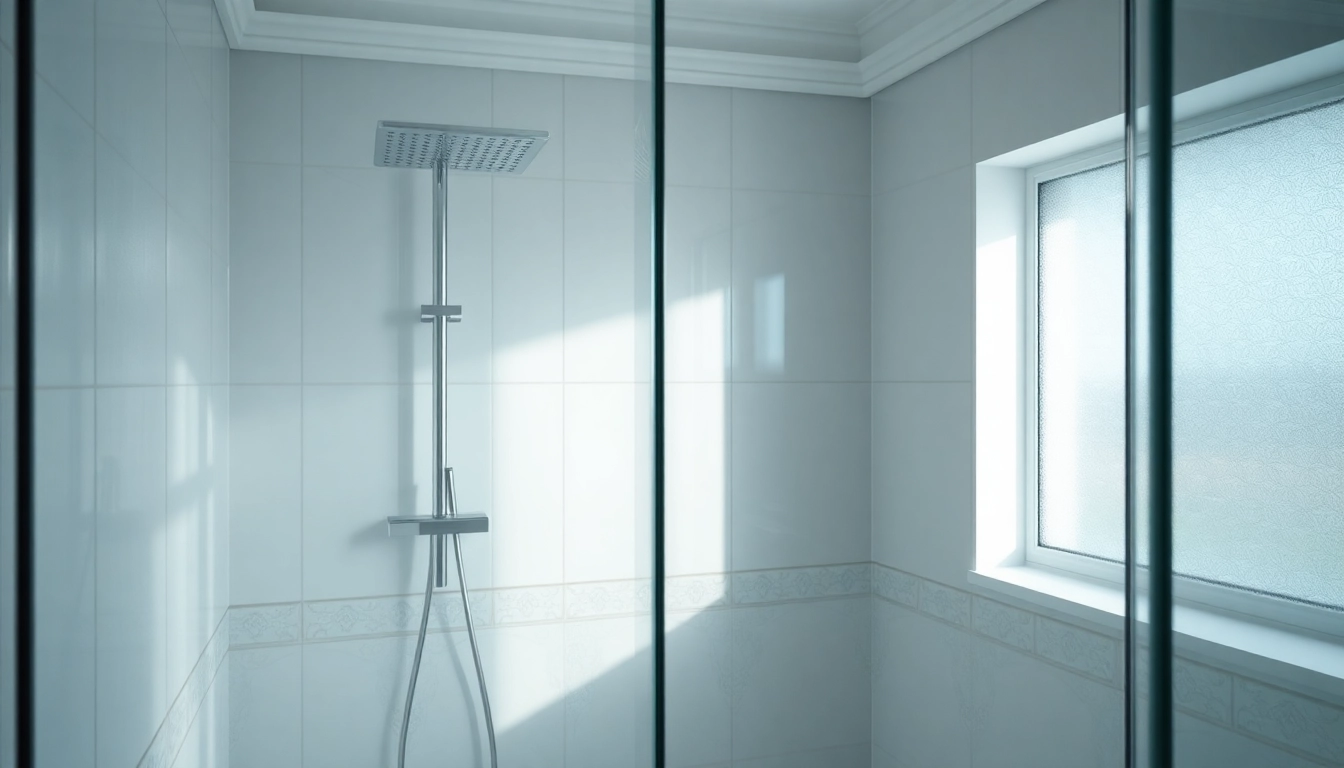 Discover elegant showers in a luxurious bathroom with modern design elements.