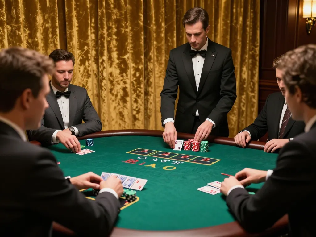 Players engaging in strategic blackjack at https://s8inc.com/, showcasing an elegant casino atmosphere