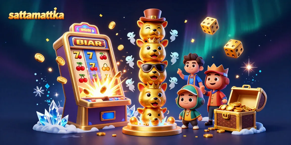 Engage with exciting sattamattka gaming experiences through a vibrant, interactive casino illustration.