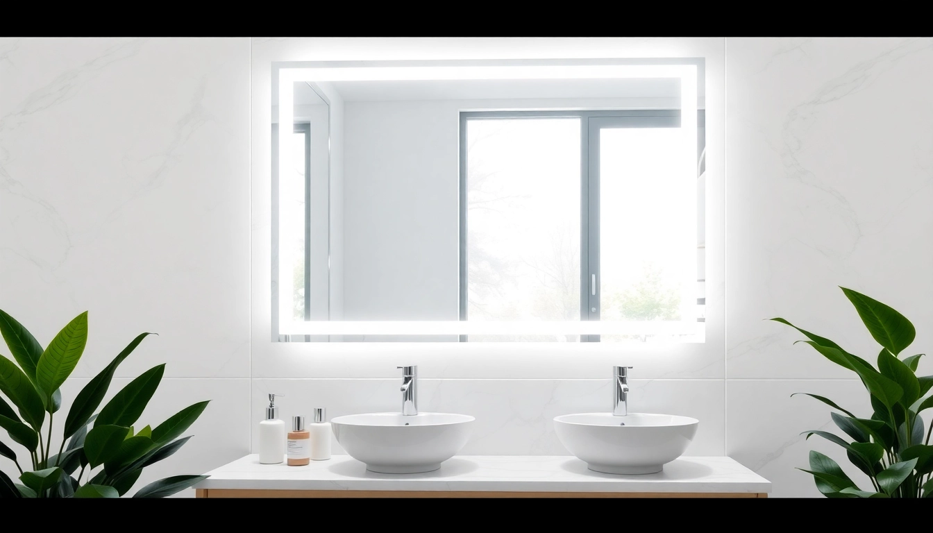 Illuminate your led mirror bathroom with stylish design and modern features.