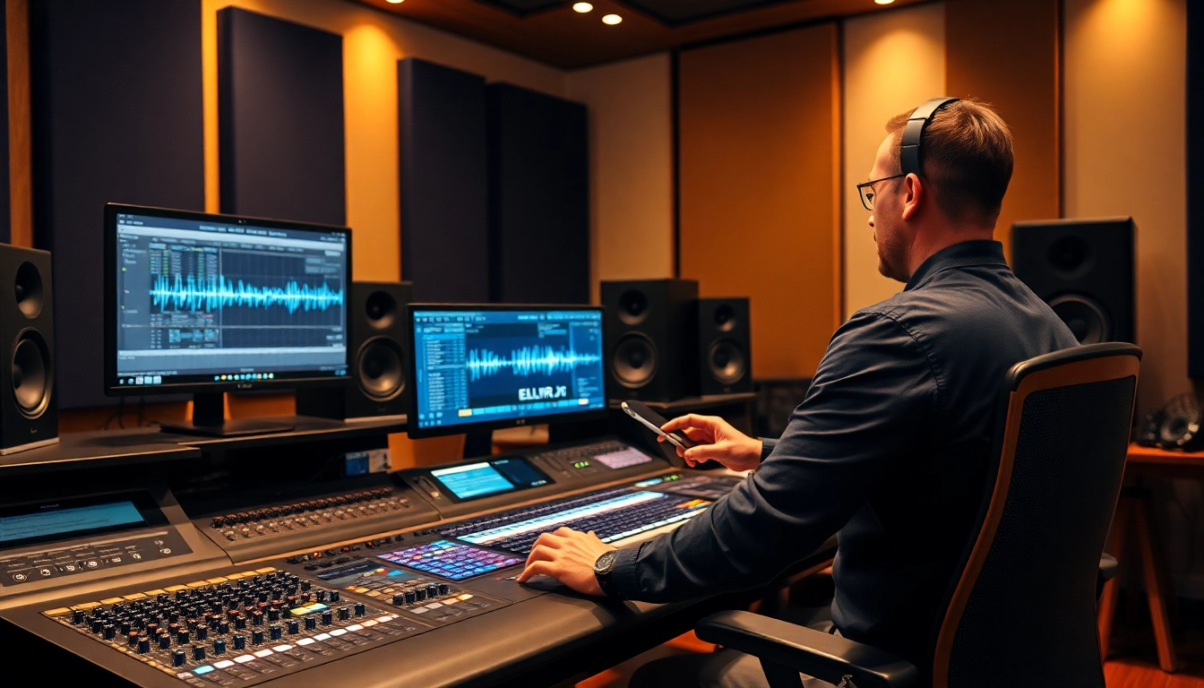 Enhance your sound with expert online mastering services in a professional studio setting.