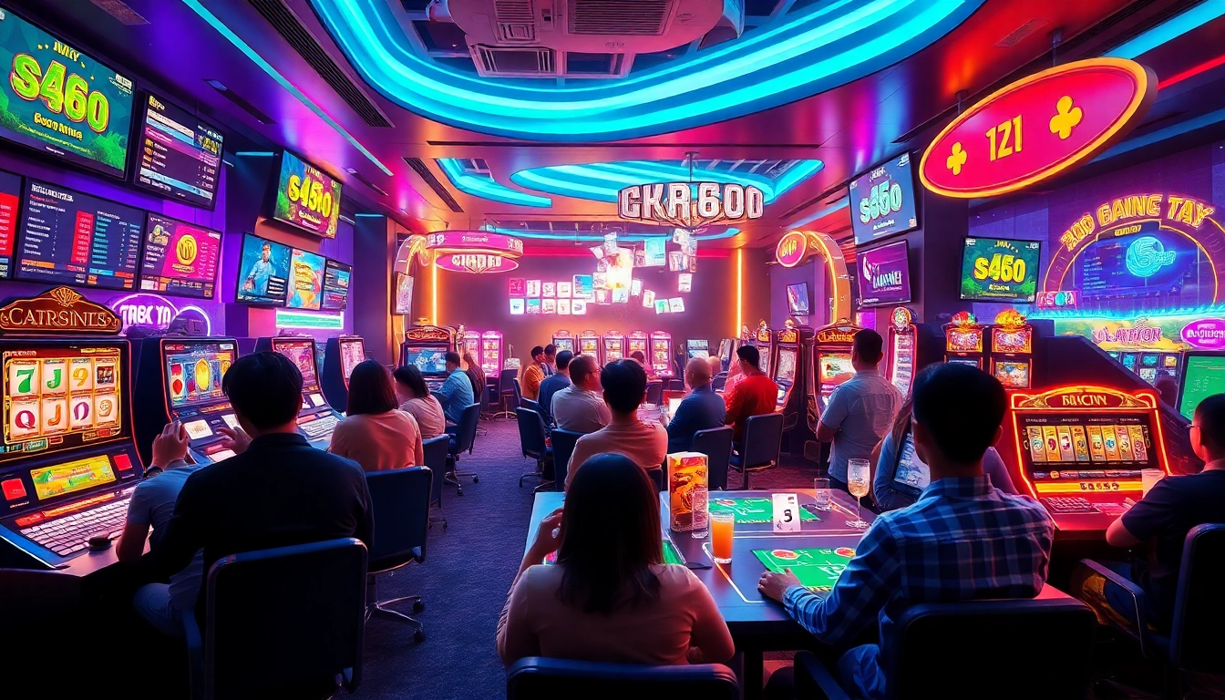 Experience the excitement of BK860S online gaming with vibrant casino atmosphere and diverse players.