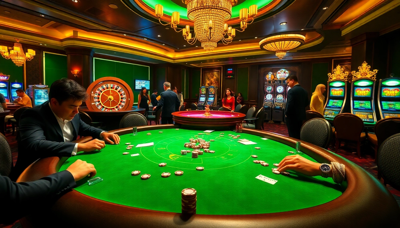 Engaged players at the GO88 casino table experience thrilling poker moments while betting in style.