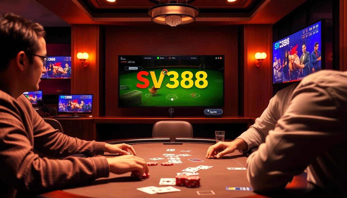 Engage with intense online gaming and cockfighting live streams on SV388 table.