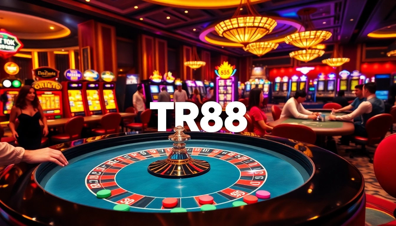 Experience the thrill of TR88 with engaging casino games and vibrant gambling atmosphere.