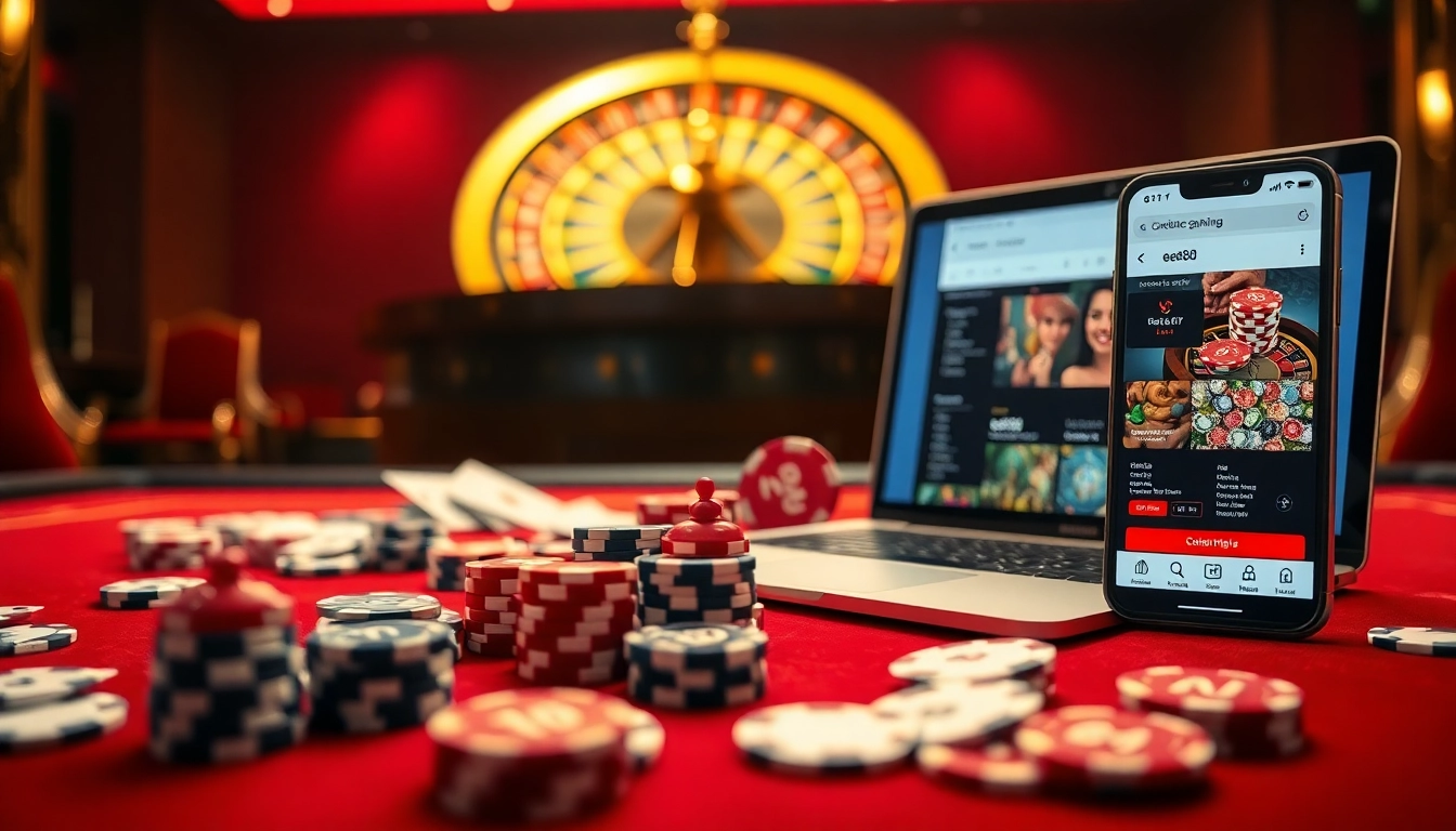 Engage with the thrilling ee88 link đăng nhập experience at a luxurious casino table.