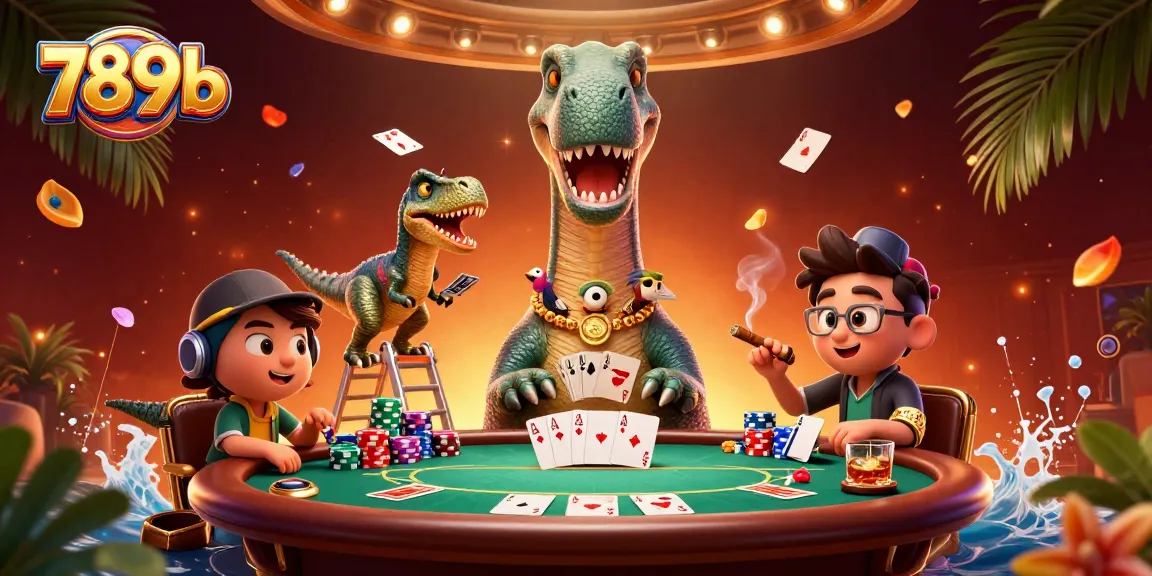 Các bộ bài bài poker đầy chiến thuật từ 789b trong một khung cảnh casino sống động.