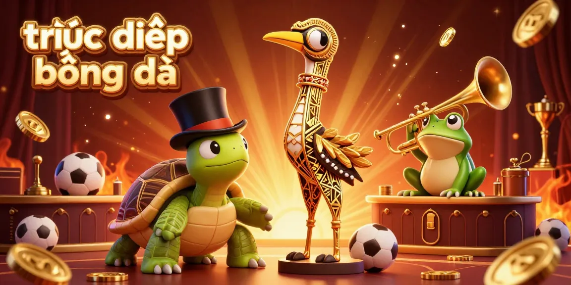 Experience trực tiếp bóng đá with a vibrant 3D scene featuring sports elements in a lively atmosphere.