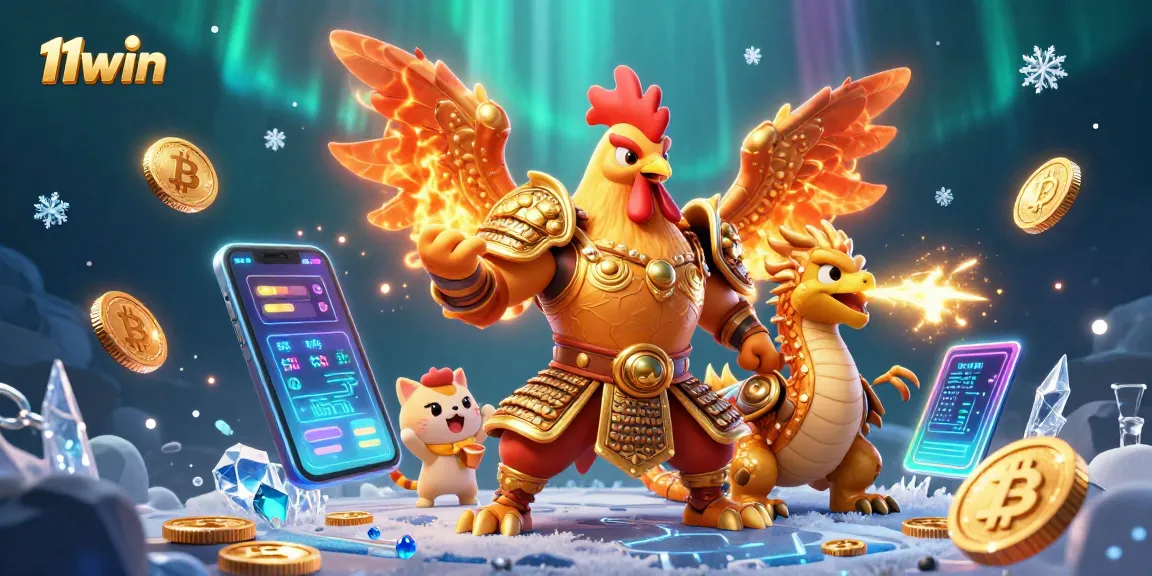 Win big with dynamic 11win gaming action featuring unique characters and crypto elements.