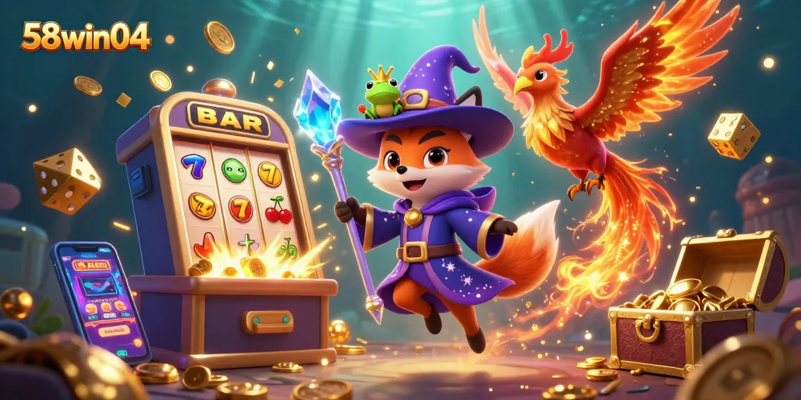 Play thrilling games at 58win04 with spectacular 3D wizard and casino elements